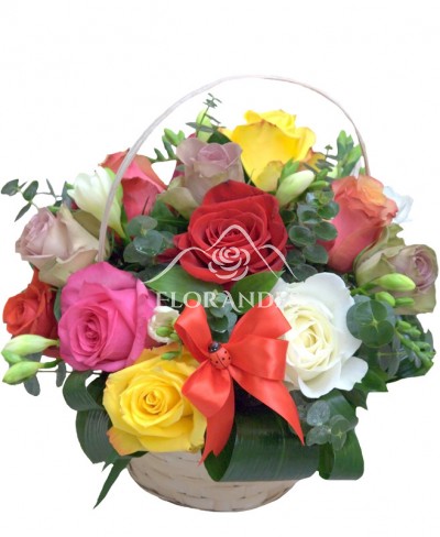 Cos trandafiri si frezii